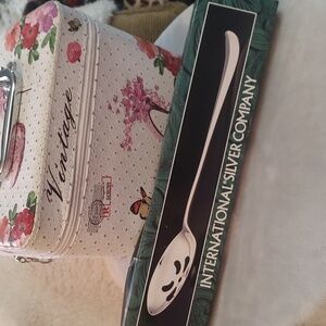 International Silver Company Elegant Silver Serving Spoon